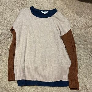 Color block sweater